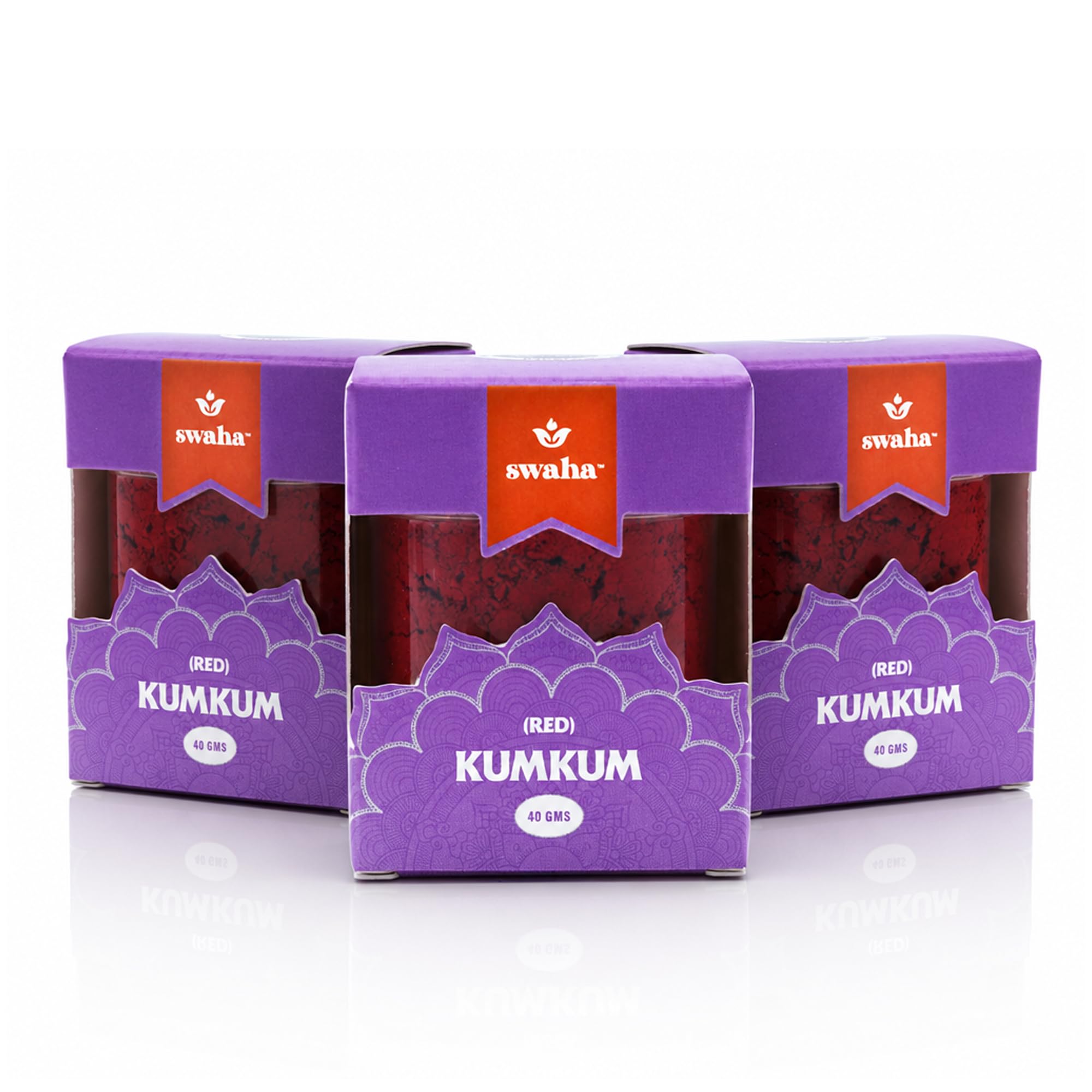 Pure Red Kumkum - Natural & Chemical Free -10 Pure Red Kumkum - Natural & Chemical Free -10