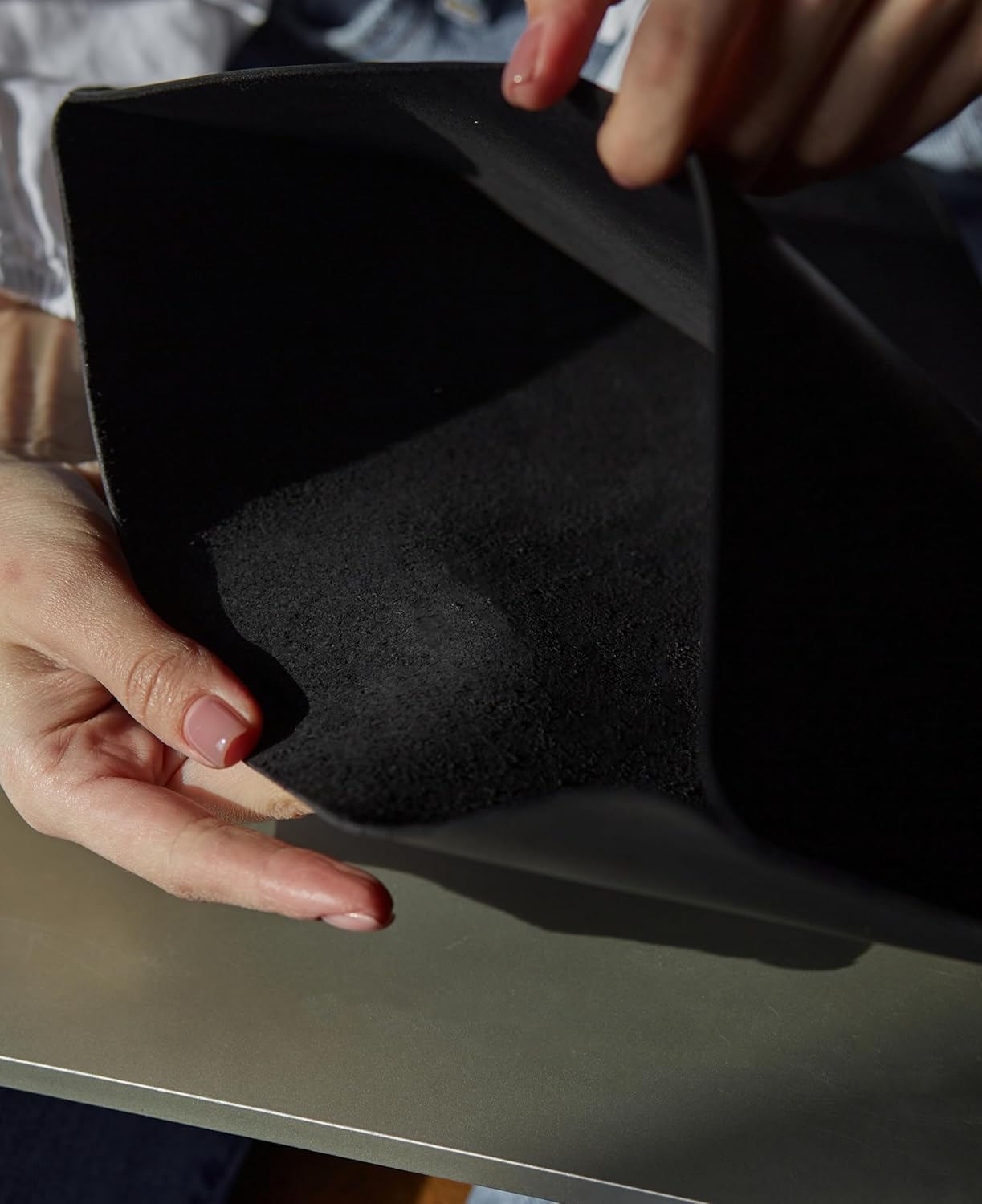 Black Leather Sleeves 13" Made for MacBook Air 13 inch Leather Case - Carrying Protective Cases Compatible with MacBook 13" Air/Pro M1 M2 M3 M4 MAC MAX PRO A2338 A2681 А3113 A3240 A2337, Black