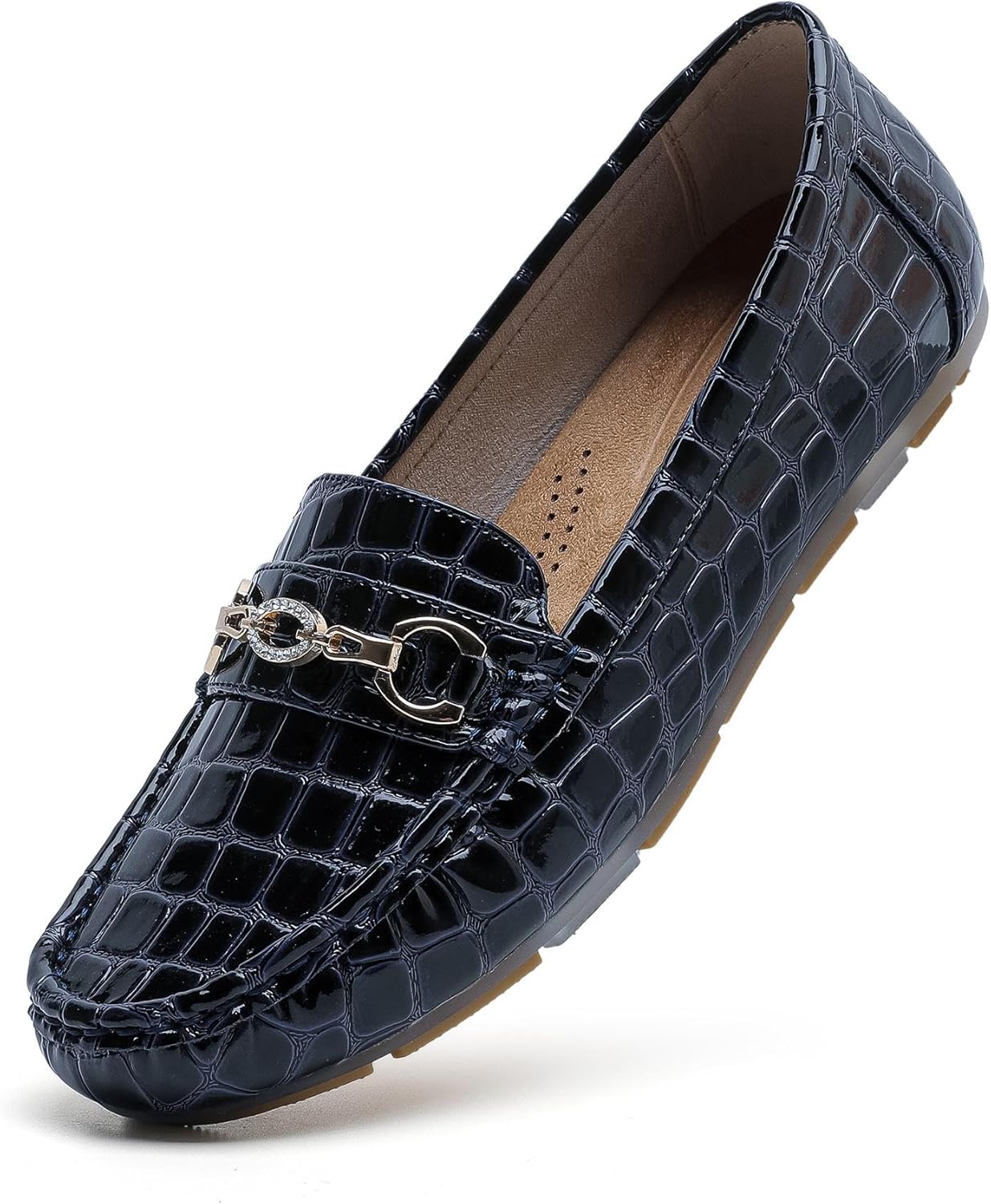 Gasfly Women's Loafers: Lightweight PU Leather Slip-Ons