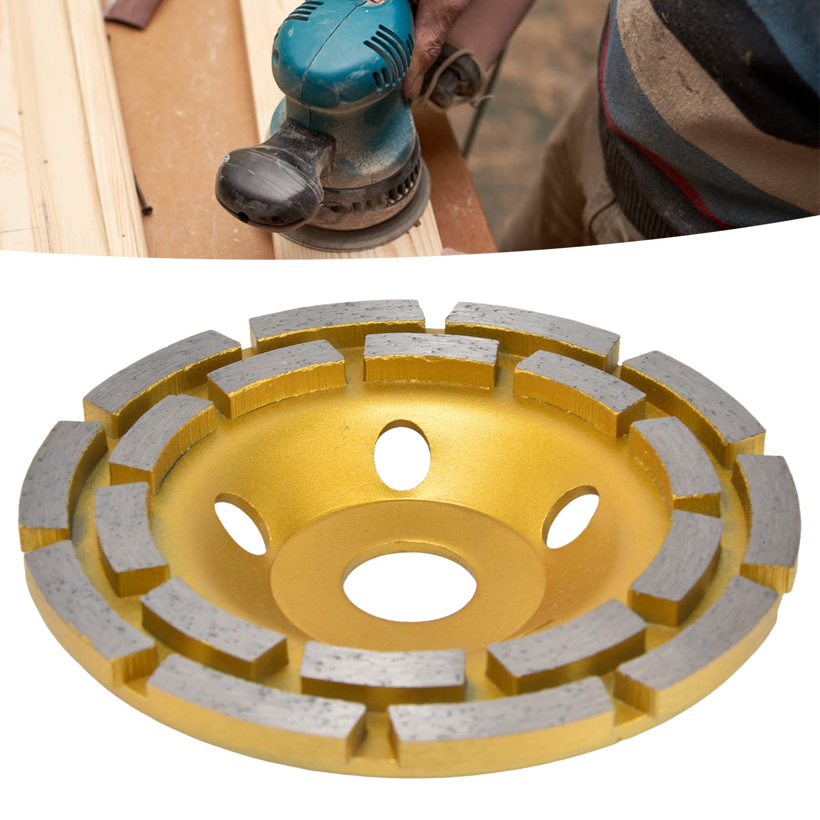 Ściernice Do Betonu, Otwory W Kołach Garnkowych Fajny Wzór Cięcia Kamienia (125 Mm)