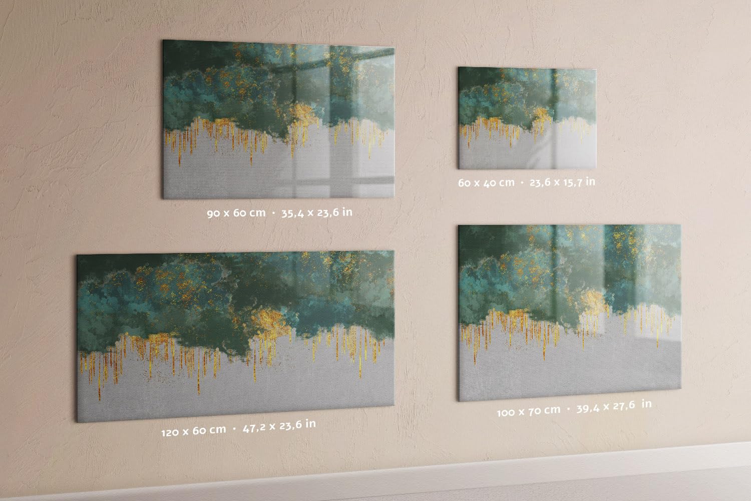 Tableau magnétique horizontal 90x60 cm | Motif décoratif