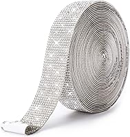 Vista 7 de Tiras autoadhesivas de diamantes de imitación, cinta de diamantes de imitación de 0.079 pulgadas con diamantes de imitación brillantes para teléfono