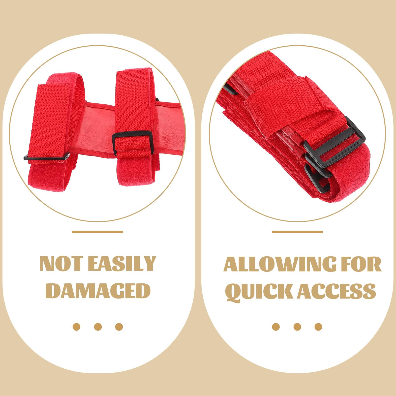 4 Piezas Soporte para Extintor de Coche de Nylon Resistente Correa de Montaje Segura y Fácil Instalación Compatible con Varios de Vehículos Fijación Antideslizante para Mayor