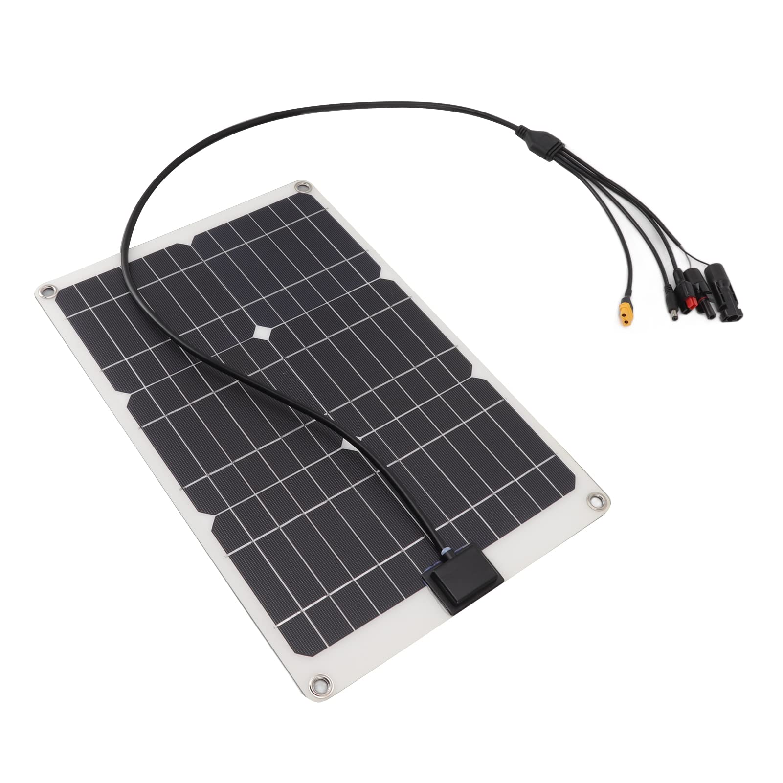 Pssopp 50W Monokrystaliczny Panel Słoneczny, 18V DC i Wyjście XT60 do