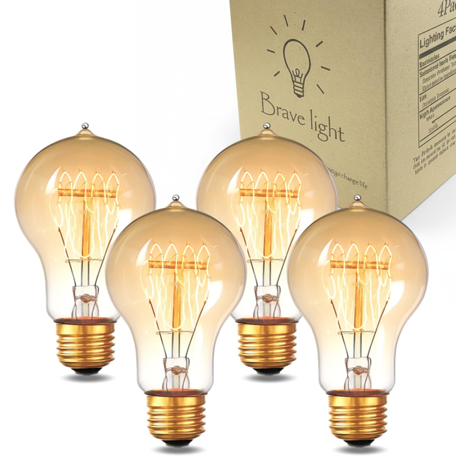 GOENDR Vintage 60W 4-Pack