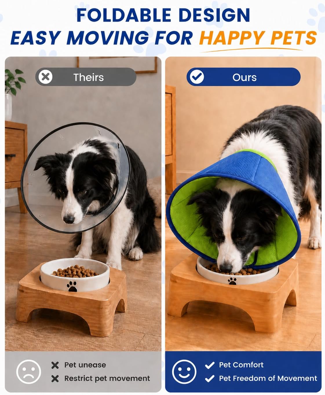 Dog Recovery Collar for Dogs After Surgery – Soft Breathable Dog Cone Collar, Lightweight Elizabethan Collar Alternative for Wound Healing, Anti Licking, Comfortable Sleep & Daily Eating,XL
