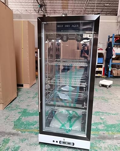 Miniatura 7 de Kolice Congelador de carne de res para envejecimiento comercial máquina de envejecimiento de filetes exhibición de carne de res de 268 L 4 niveles