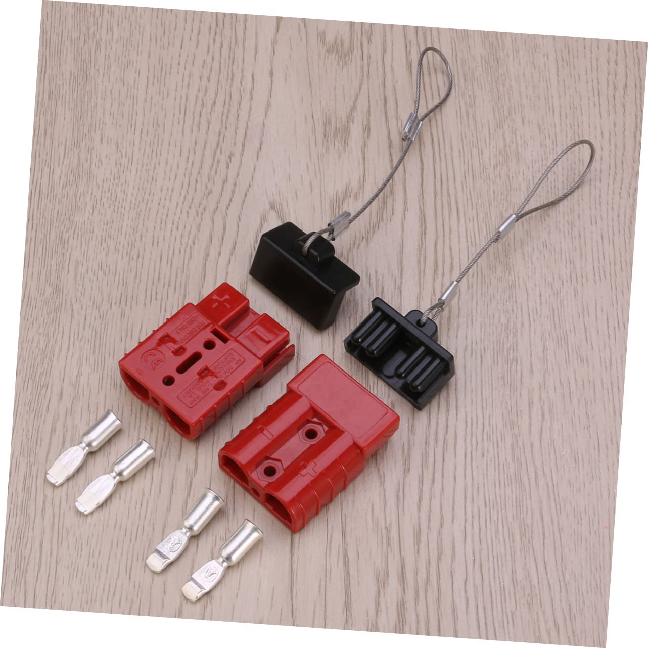 OUNONA Connector Kit Quick Connect Wire Harness for ATV Quad Winch 3 3/16 x 1 3/8 x 1/2