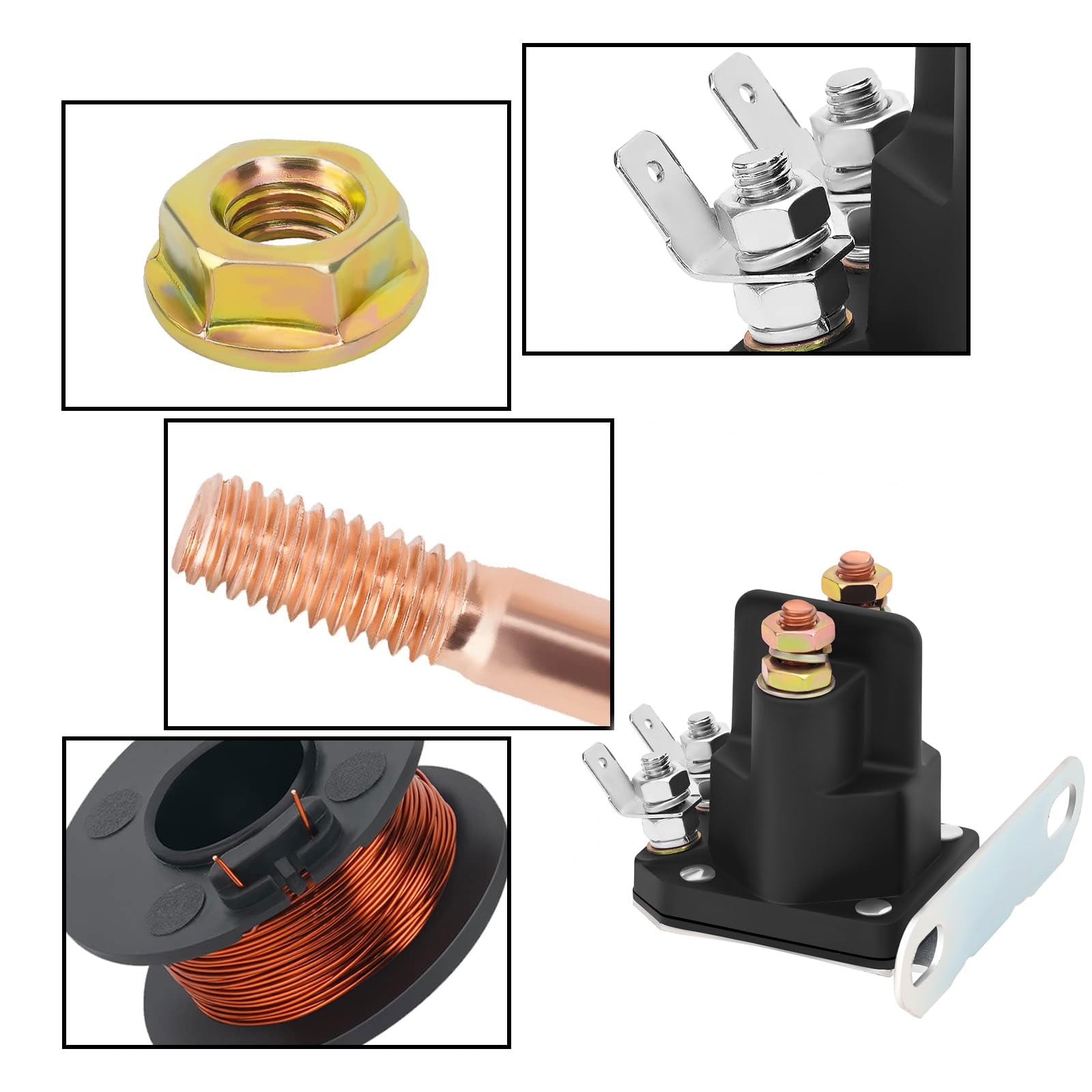 Relè solenoide per Polaris ATP 330 500/Polaris MAGNUM 330 2x4 4x4/Polaris SCRAMBLER 500/Polaris SPORTSMAN 400 600 700 800 6x6