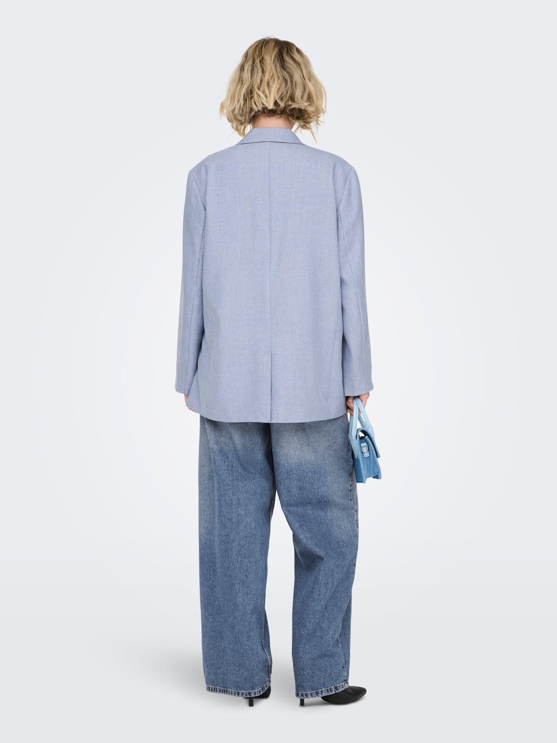 ONLY Onllinda LS Boyfr Mel Blazer TLR Noos Blazer Oversize Fit – Il Tuo Nuovo Must-Have Donna (Pacco da 1)