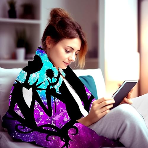 Miniatura 2 de Manta de Navidad ultrasuave de anime, cálida y acogedora, regalos para niños y adultos, cama, sofá, sala de estar, 50 x 40 pulgadas