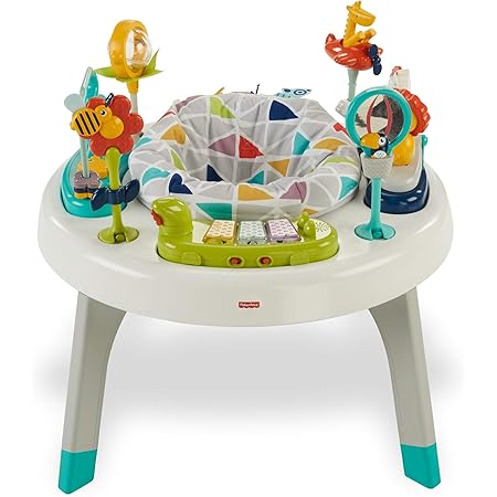 Fisher Price Mon Premier Siege D Activites Bebe Safari 2 En 1 Transformable En Table De Jeux Avec Jouets Et Sons Fvd25 Amazon Fr Bebes Puericulture