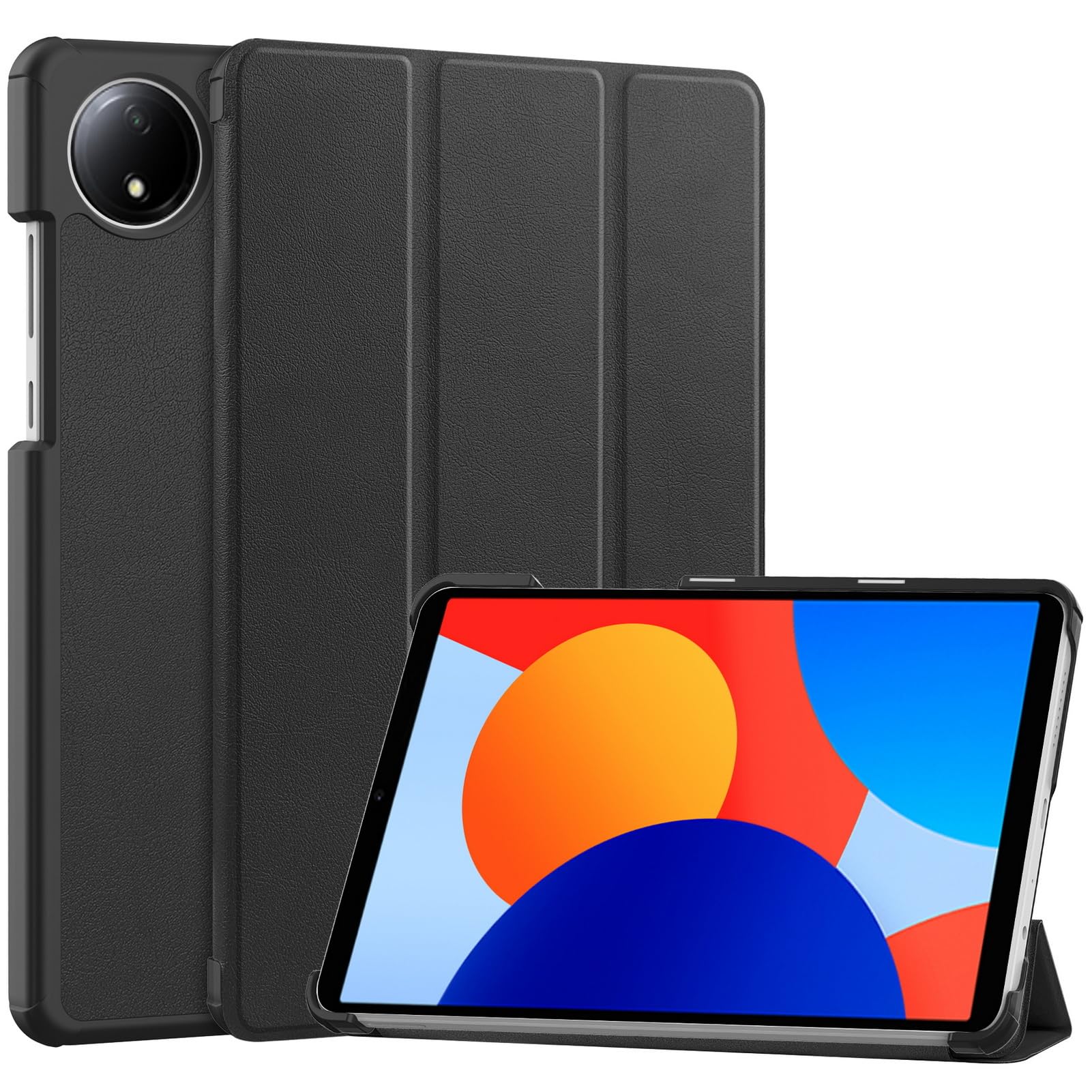 DWaybox Tablet Case for Xiaomi Redmi Pad SE 4G 8.7 inch Released 2024, Folio Slim Smart Cover Lightweight Hard Shell Protective Case with Multi-Angle