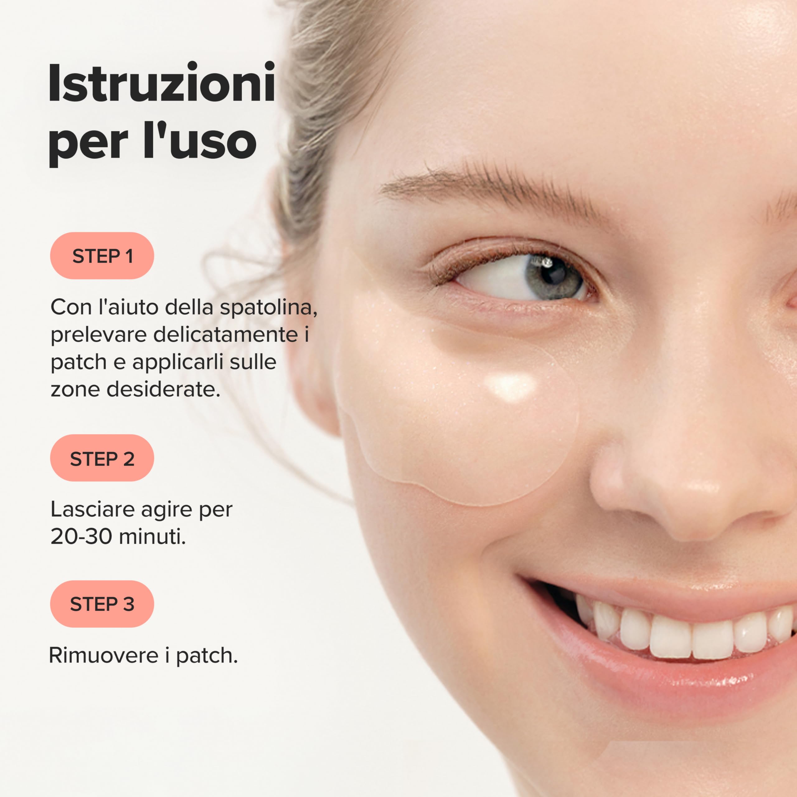 Beauty of Joseon Revive - Benda sotto gli occhi al ginseng retinico per maschere gonfie sotto gli occhi al collagene peptide per la cura della pelle coreana per donne e uomini, 60 fogli 30 paia