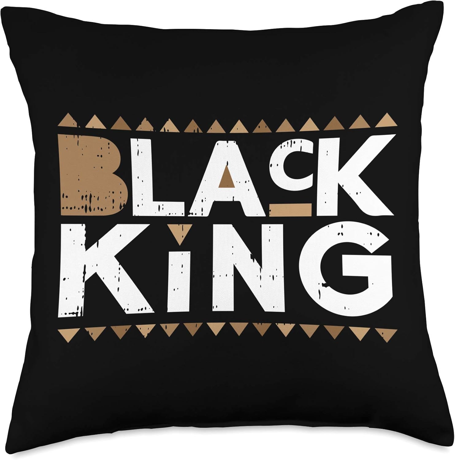 Black King Couple Matching Melanin Black Lives Matter Gift Throw Pillow