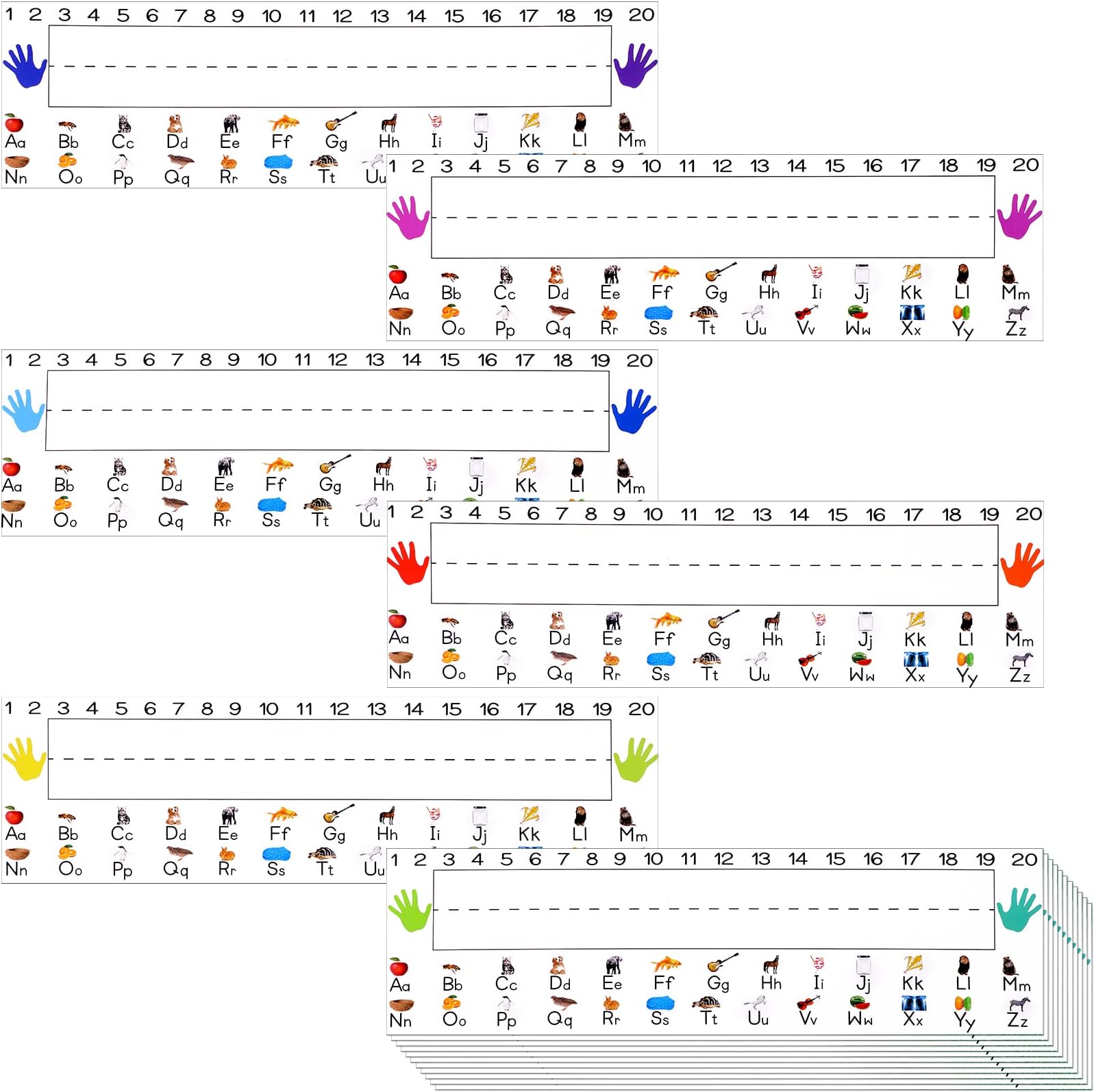 Whaline 144Pcs Boho Rainbow Name Tag Stickers Back To School Boho Classroom Decor 6 Styles Multipurpose Nametags Adhesive Desk Cubby Labels For School Office Teachers Students, 3.5 X 2.6 Inch - View #5