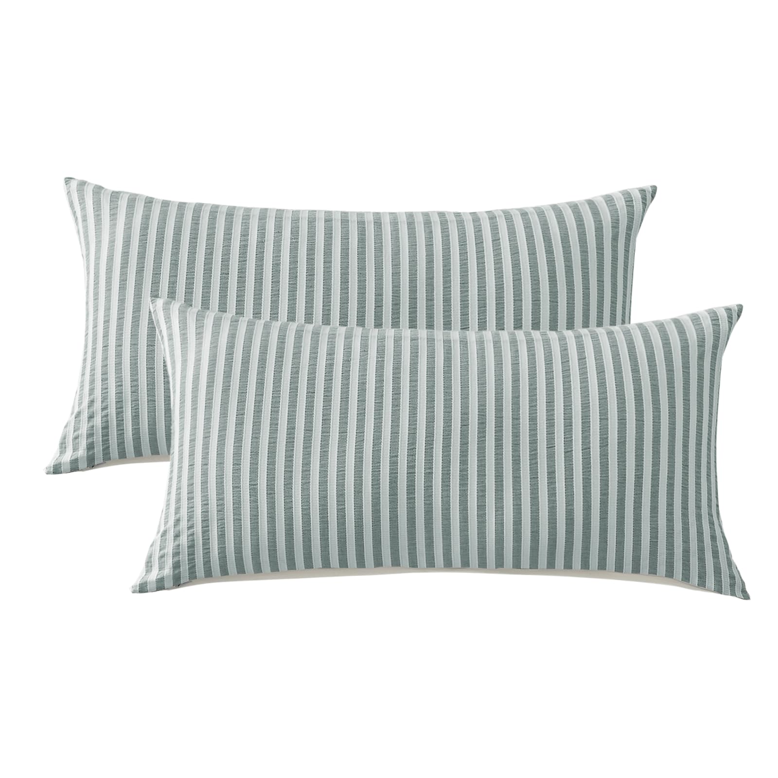 SOULFUL Gestreift Jacquard Gewaschene Baumwolle Bettwäsche Set