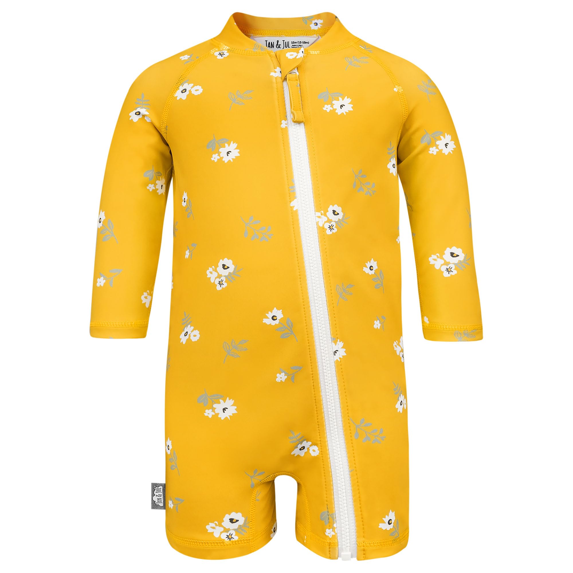 JAN &amp; JUL Long Sleeve 1-pc UV Jumpsuit Rash Guard (Baby, Toddler)
