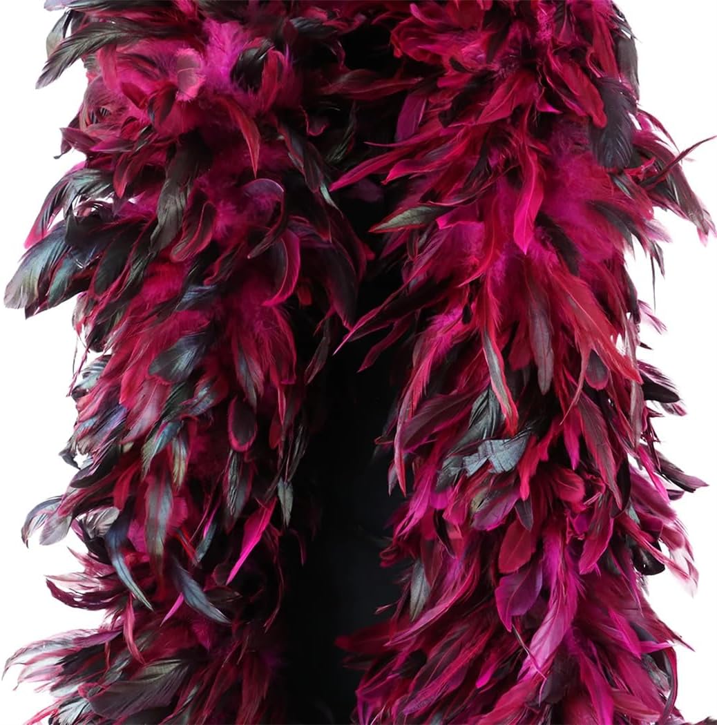 2 Meter Feathers Boa Feather Shawl for DIY Carnival Party Dress Clothes Decoration Sewing Crafts