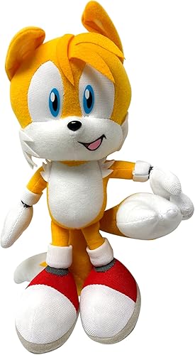 Great Eastern Entertainment Sonic The Hedgehog- Tails Holding Its Tail Plush 9" H