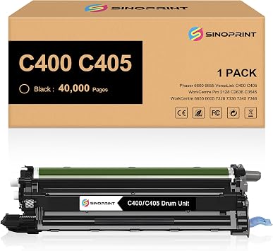 108R01121 Black C400/C405 Drum Unit Versalink Drum Replacement for Xerox Phaser 6600 6655 Versalink WorkCentre 6655 6605 7328 7336 7345 7346 Printer 1 Pack Black