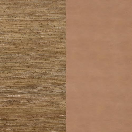 Vista 30 de Nathan James - Gracie - Moderno taburete alto con respaldo, silla alta tapizada con lino texturizado natural y patas de madera cepillada