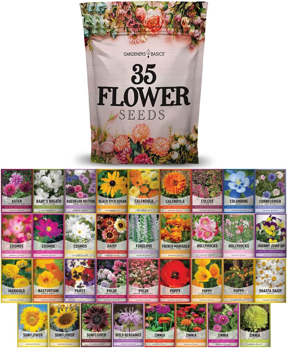 Flower Seeds 35-Pack