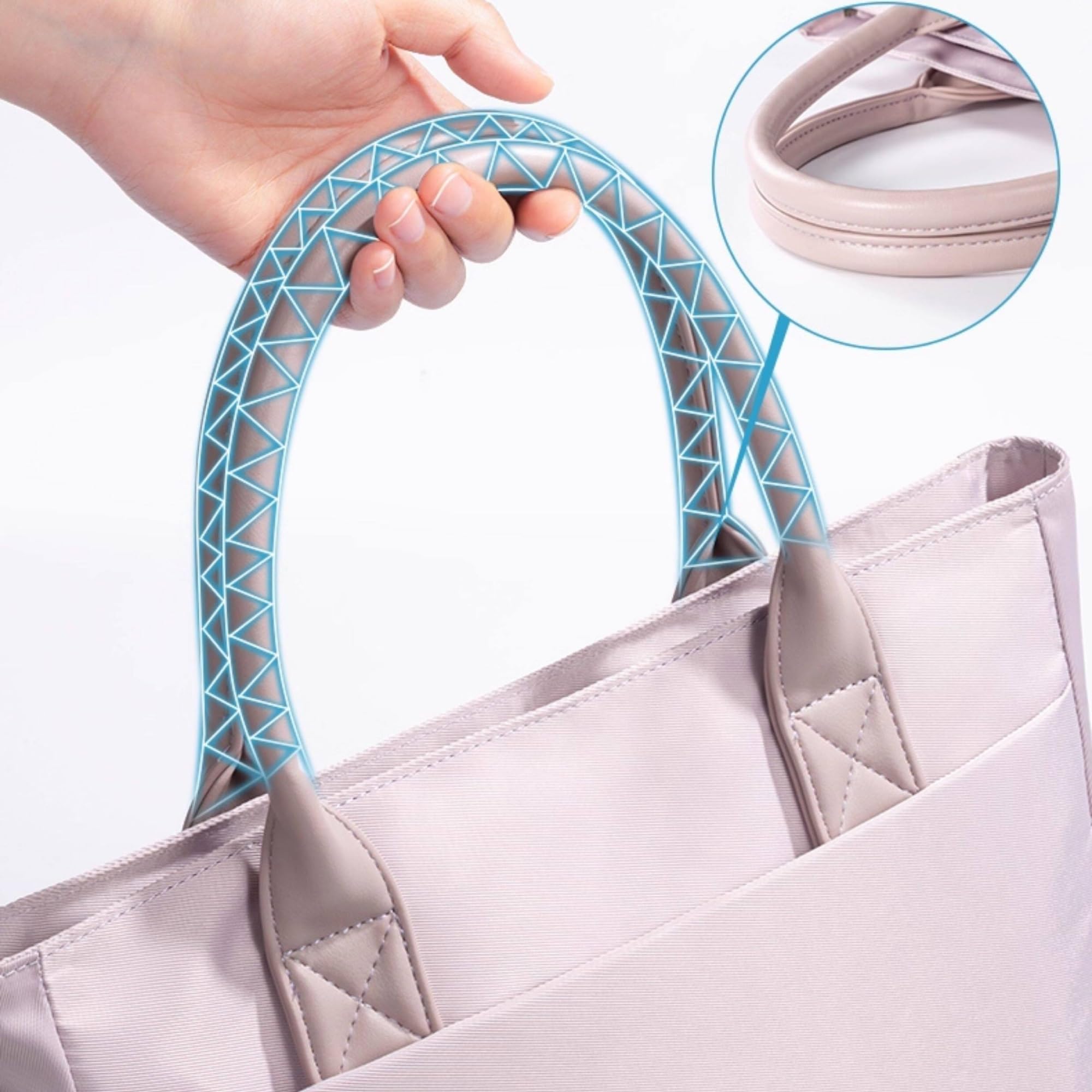 Business Laptop-Tragetasche, 13- bis 14-Zoll-Laptoptasche mit großem Fassungsvermögen for Arbeit/Reisen/Universität/Alltag Aktentasche