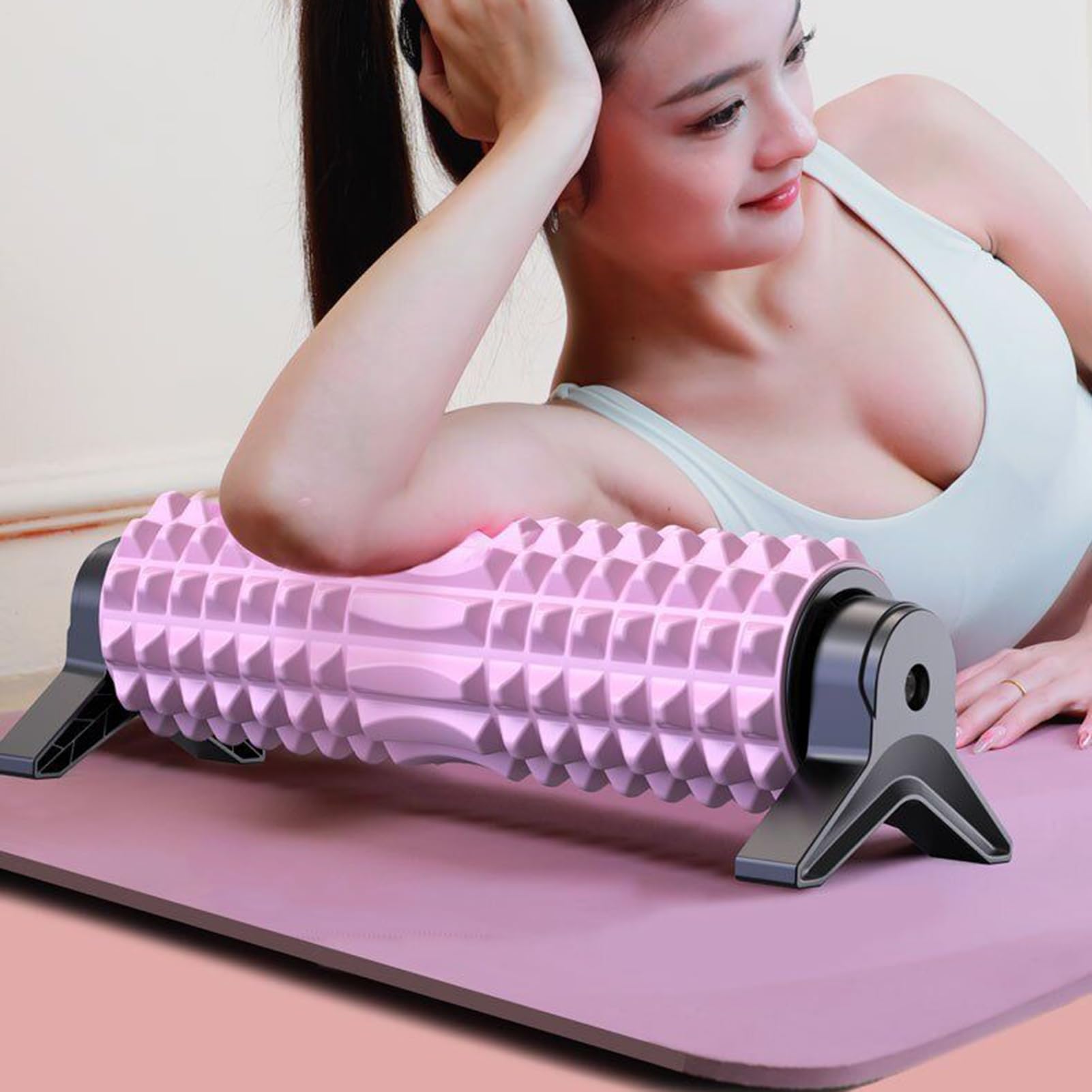 Schaumstoffrolle Runde Massage Rolle | Workout Erholung Faszienrolle Für Rücken Füße Beine Nacken Schultern Pilates Home Gym Workout Regeneration Für Männer Und