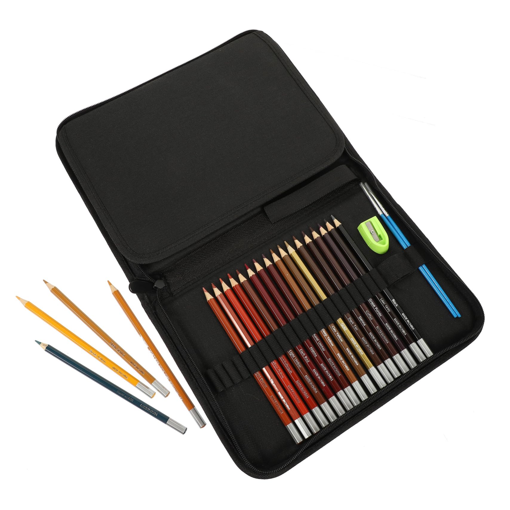 Juego de Lápices de Colores Acuarelables, 1 Set, Cuerpo Hexagonal de Madera, para Dibujo y Pintura, Adecuado para Niños y Arte Escolar