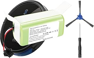 4000mAh Replacement Battery for Eufy RoboVac 11 11S 30 30C 15C 15T 12 35C 15C MAX, For Ecovacs Deebot N79S 500 N79 DN622, for Tesvor X500 Robot Vacuum Cleaners, For Goovi F007C D380 D382, Amarey A800