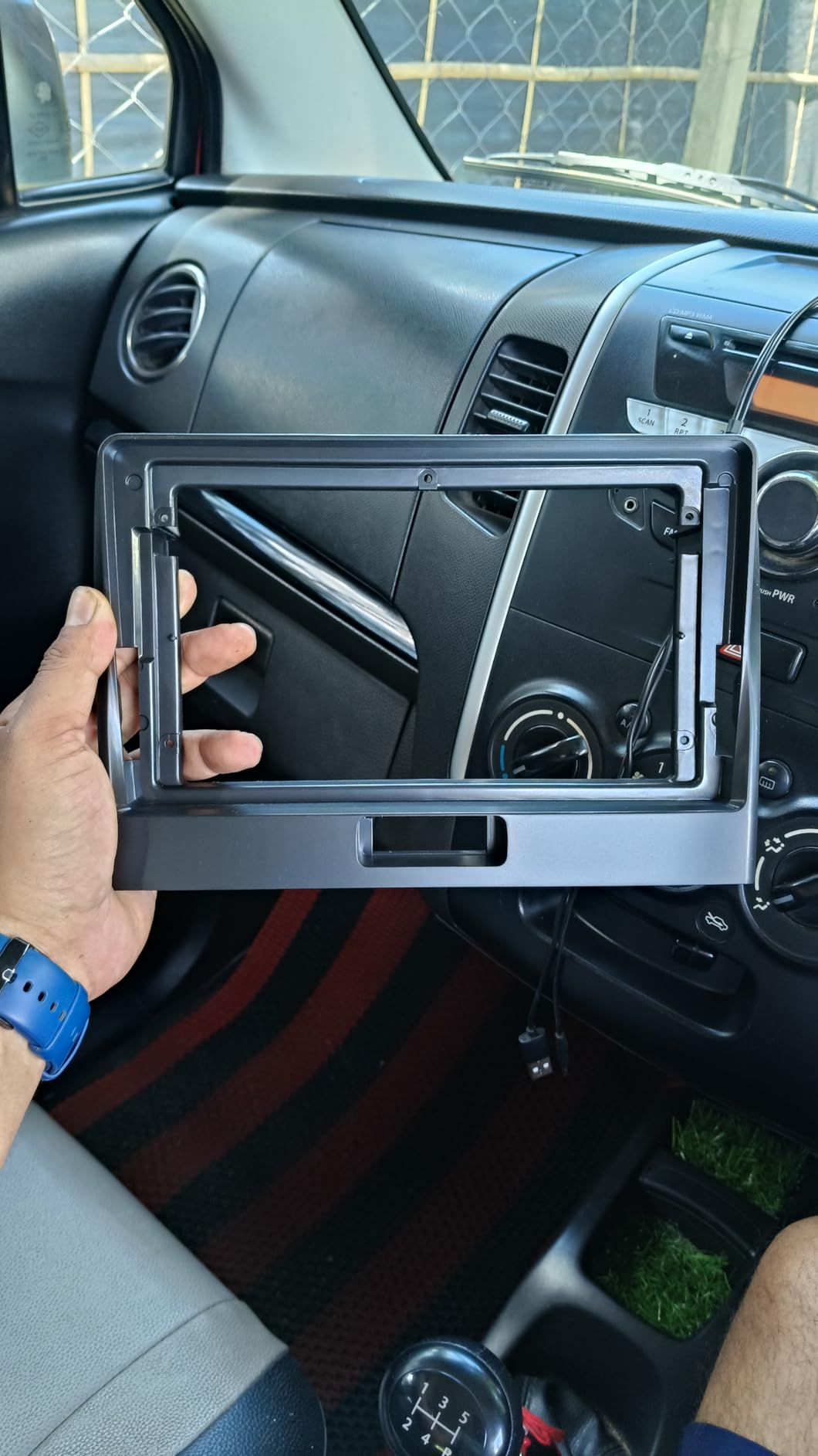 Wagon R Stereo Display PURE BIRD Old Wagon R Stereo Frame Android Stereo Frame for 9 Inch ...
