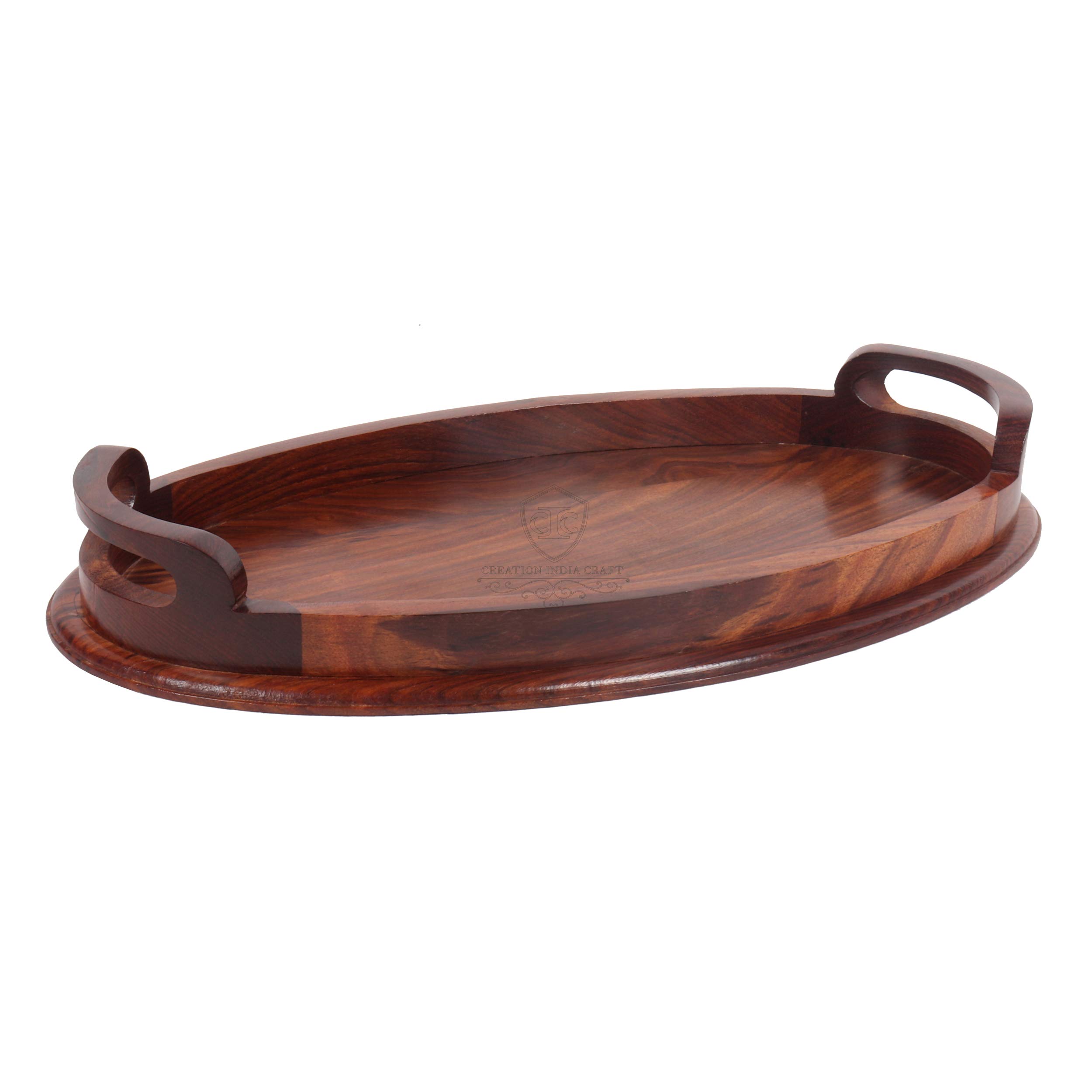 Bandejas de madera para servir, organizador de cocina, bandejas de desayuno, bandeja de bar, bandejas de desayuno para invitados, restaurante, mesa de comedor, bandeja de servir