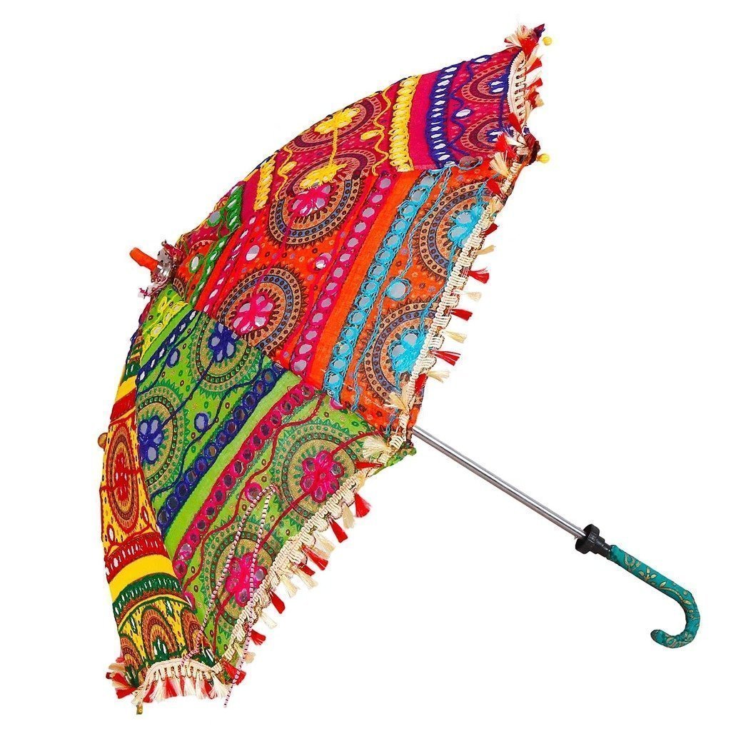 SAUDEEP INDIA Traditional Decoration Items/Supplies For Wedding, Engagement, Baby Shower, Anniversary, Etc (Umbrella)-picture-12