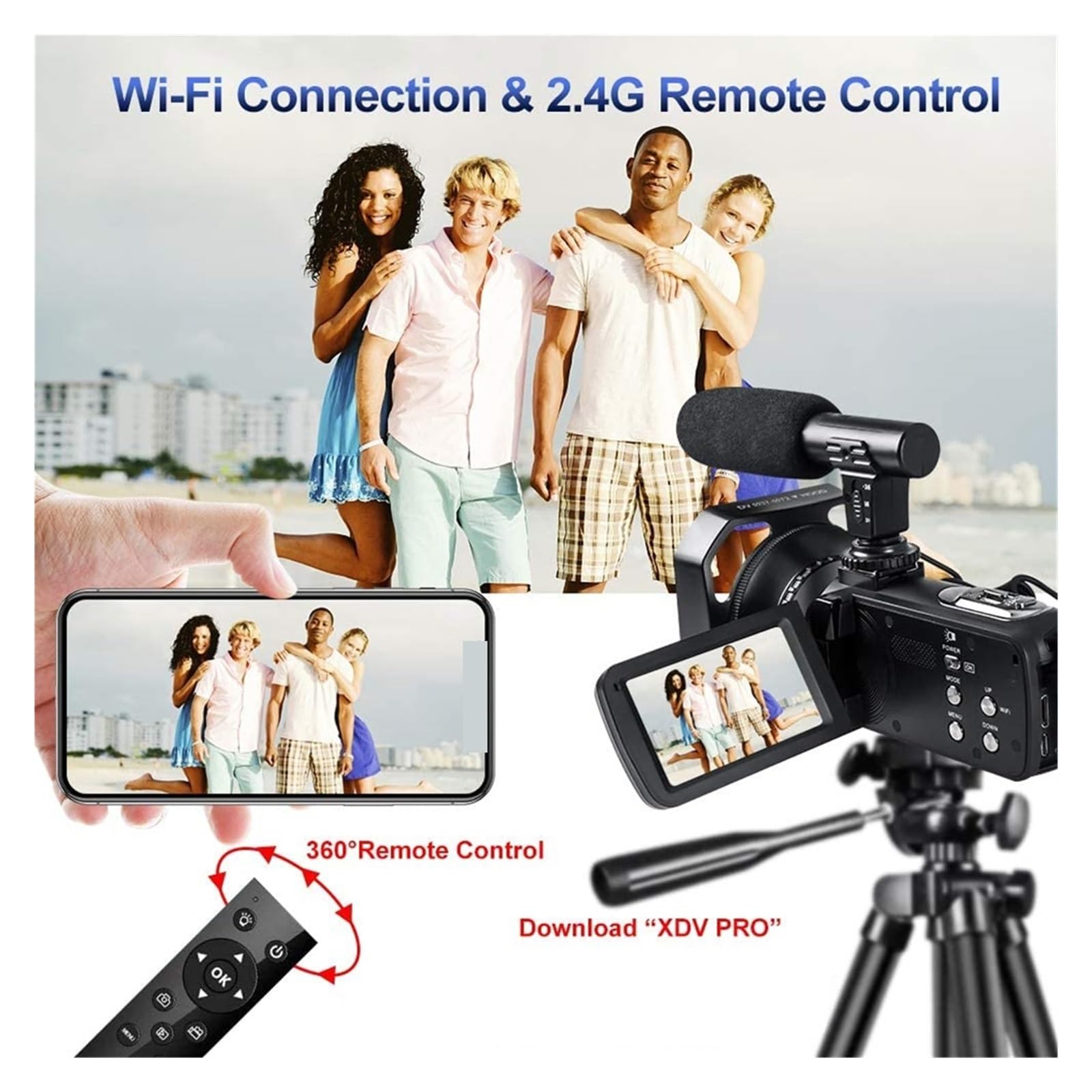 Amazon | vlog カメラ 4KウルトラHDビデオカメラVloggingカメラ3.0