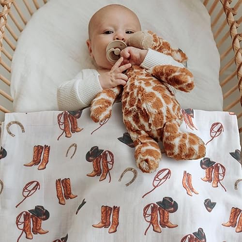 Miniatura 52 de LifeTree Mantas para envolver al bebé, 70 % viscosa de bambú y 30 % muselina de algodón, para niños y niñas, manta de recepción para recién nacidos