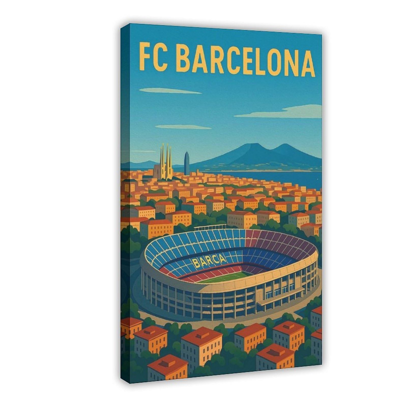 Bareronor Camp Nou Stadium Poster Canvas Poster for Office Decor Gift