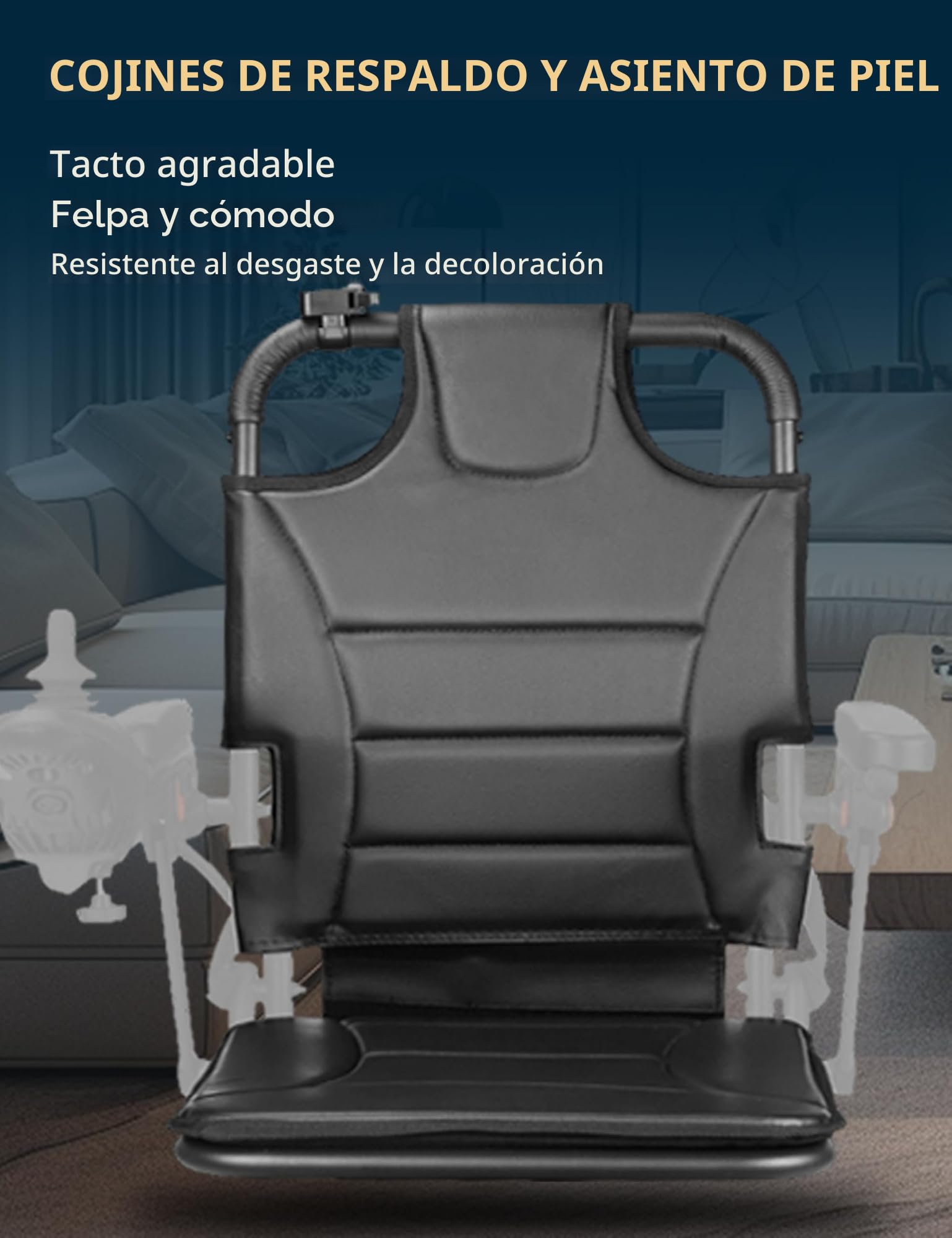 Silla de ruedas eléctrica plegable y ligera de fibra de carbono, pesa solo 17,5 kg, tamaño de viaje, aprobada por aerolíneas, sistema de frenado doble, sillas de ruedas motorizadas portátiles para