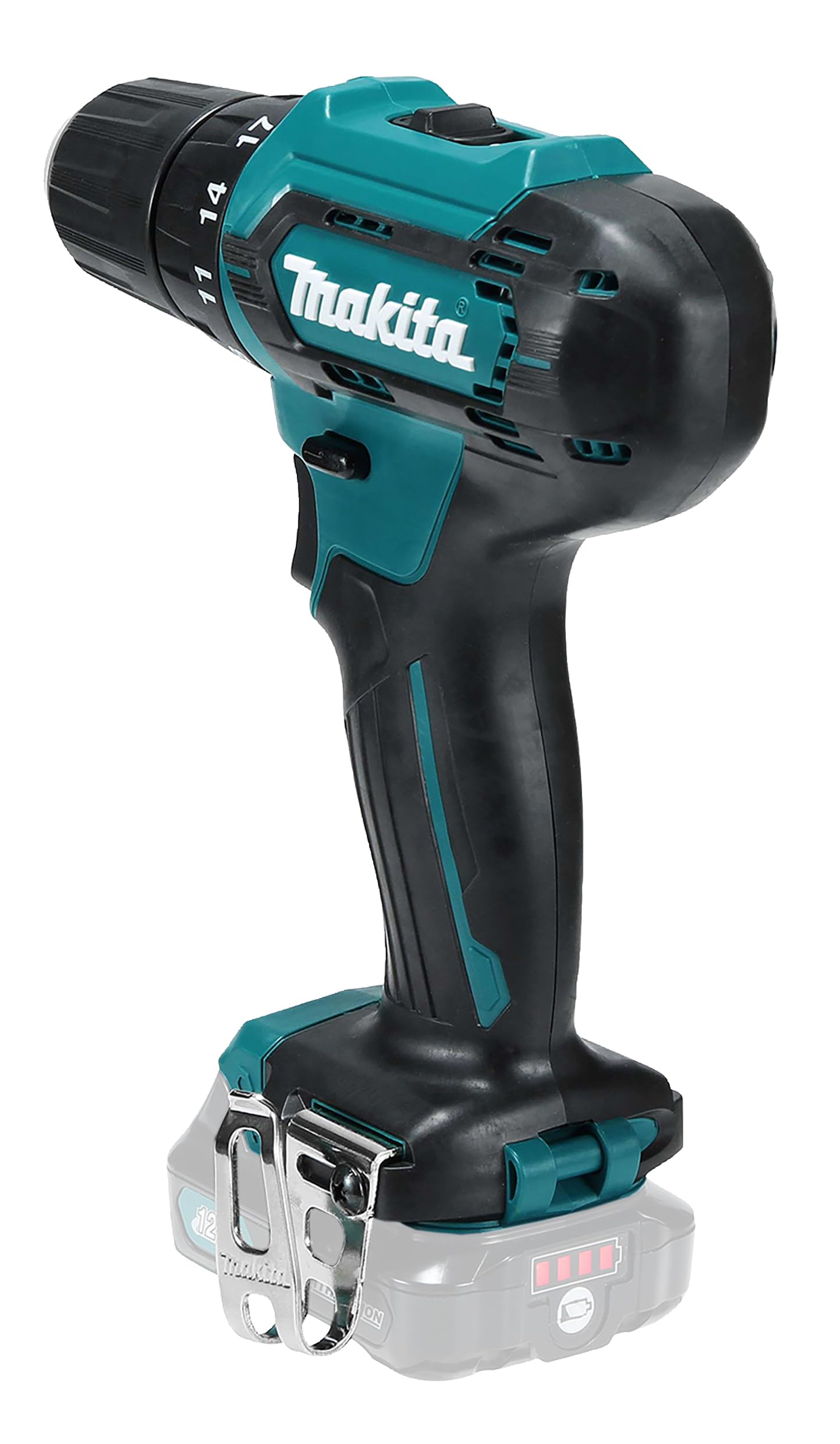 Makita DF333DZ DF333DZ-Taladro atornillador 12v CXT, 1 V, Nero, 3/8_pollice