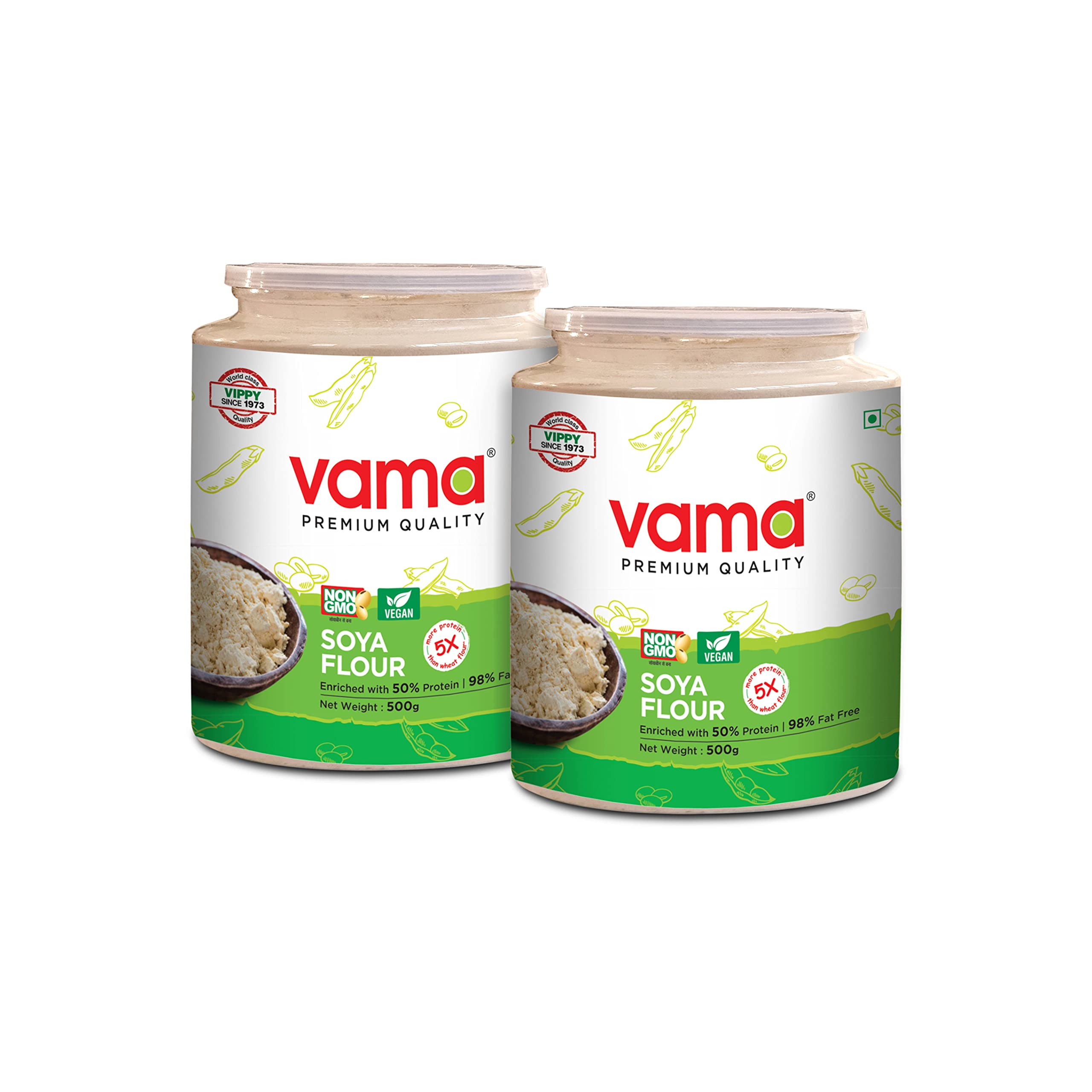 Vama SOYA Flour {Pack of 2}