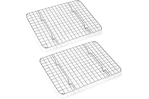 E-far Small Wire Rack Set of 2 for Toaster Oven