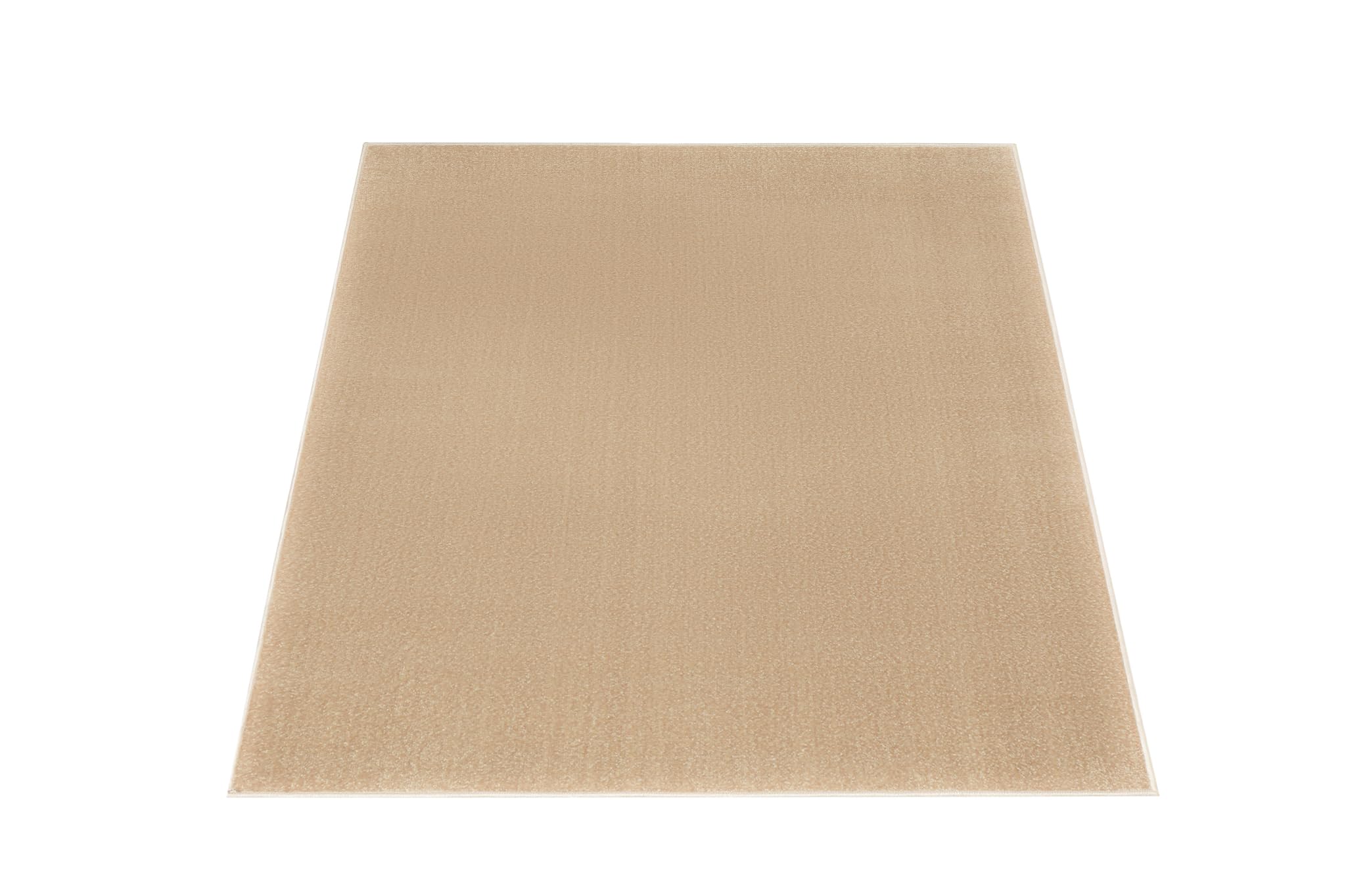 TAPISO Tappeto Quadrato a Pelo Corto, per Interni ed Esterni, Resistente ai Raggi UV, Beige, Tinta Unita, per Soggiorno, Camera da Letto, cameretta dei Bambini, Moderno, Certificato Öko-Tex 250 x 250