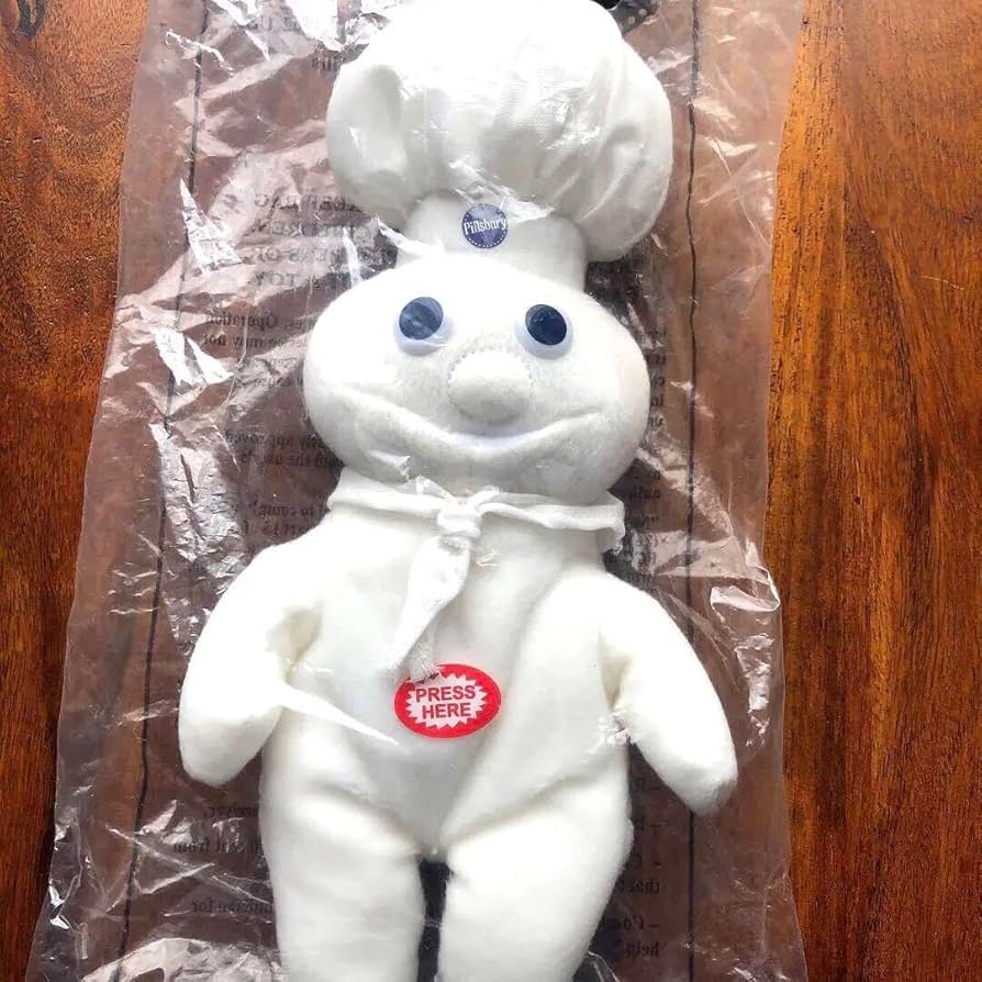 Amazon.co.jp: pillsbury doughboy stuffed animal with a voice when