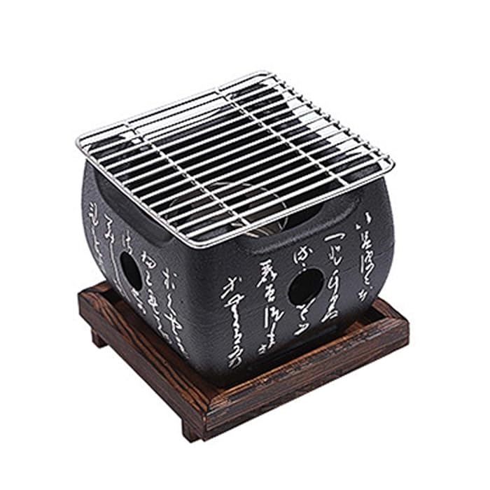 Buy iayokocc Table Top Grill Charcoal Japanese Grill, Mini BBQ Grill