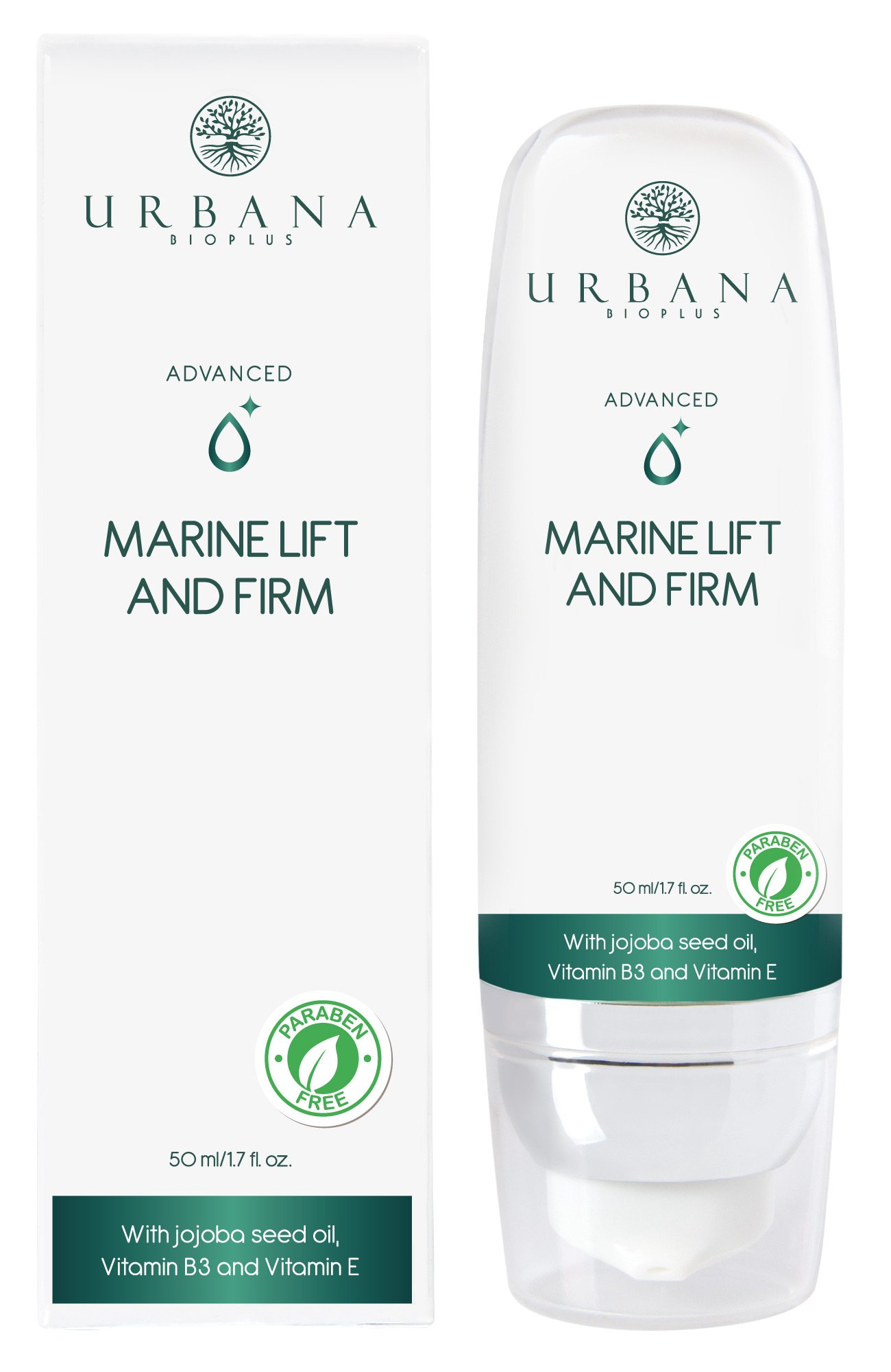 Advanced Marine Lift and Firm Cream, Face Facial Neck Moisturizer Vitamin E Anti Wrinkles Aging Fine Lines Tightening, 50 ml / 1.7 fl oz