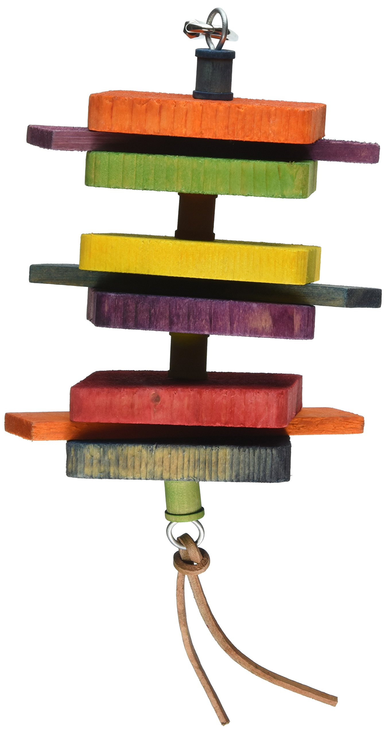 Featherland ParadiseFlap Stack Pet Toy, 5 by 9-Inch
