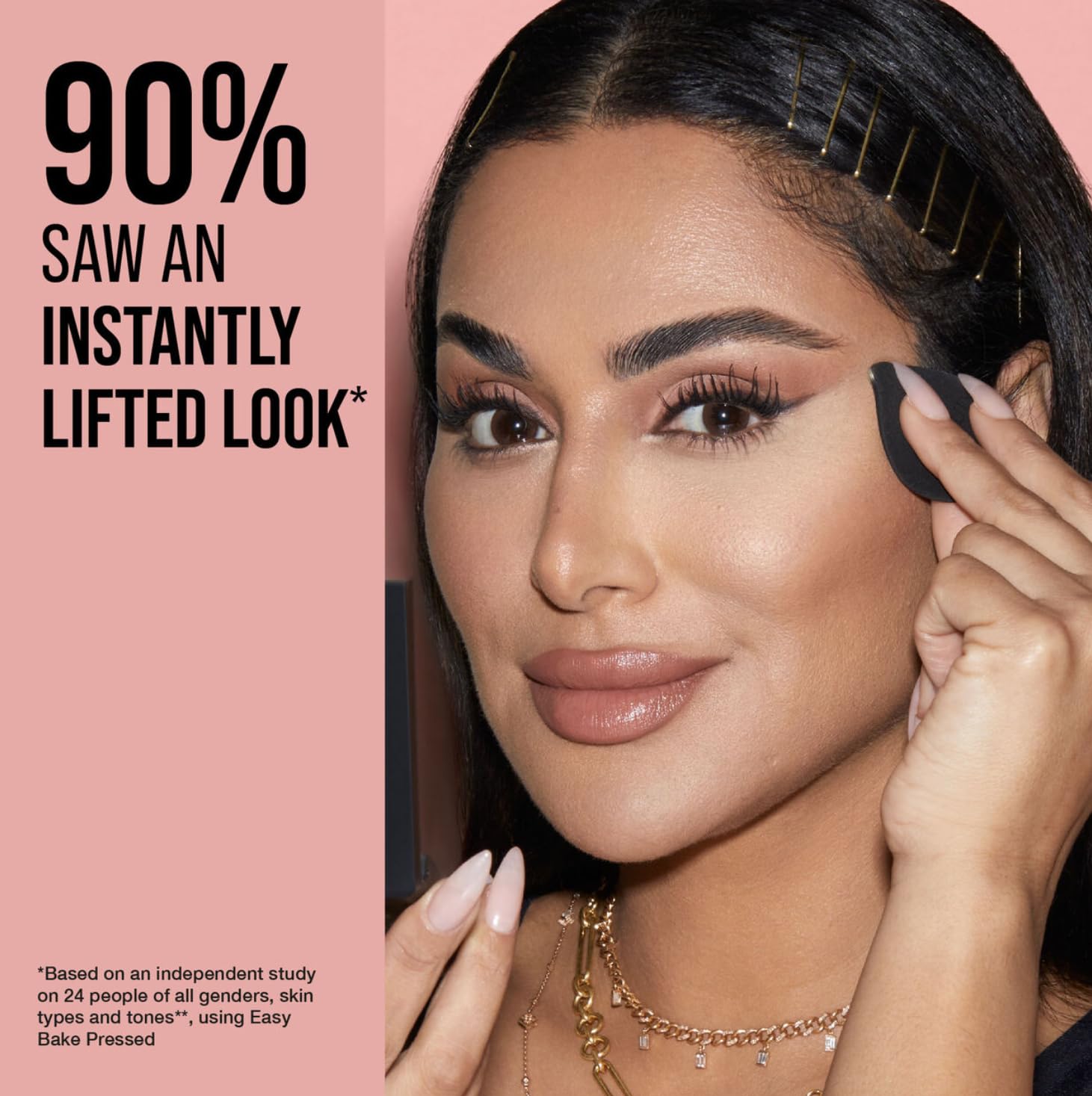 Huda Beauty Easy Bake and Snatch COMPACT POWDER - POUND CAKE