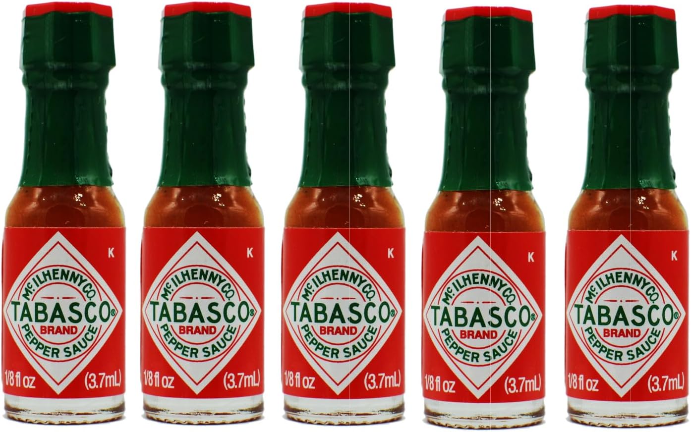 Tabasco Mini Sauce Bottles Multi Pack (5x3.7ml) Amazon.co.uk Grocery