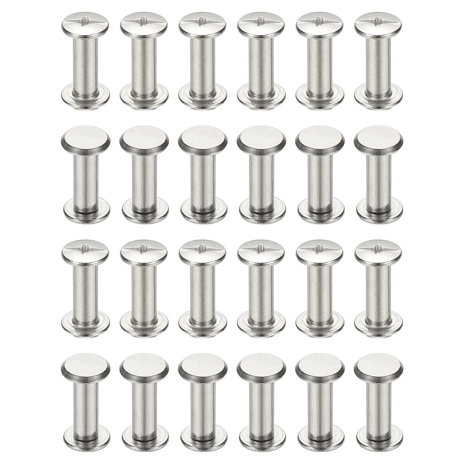 PATIKIL 24 Sets Chicago Screws