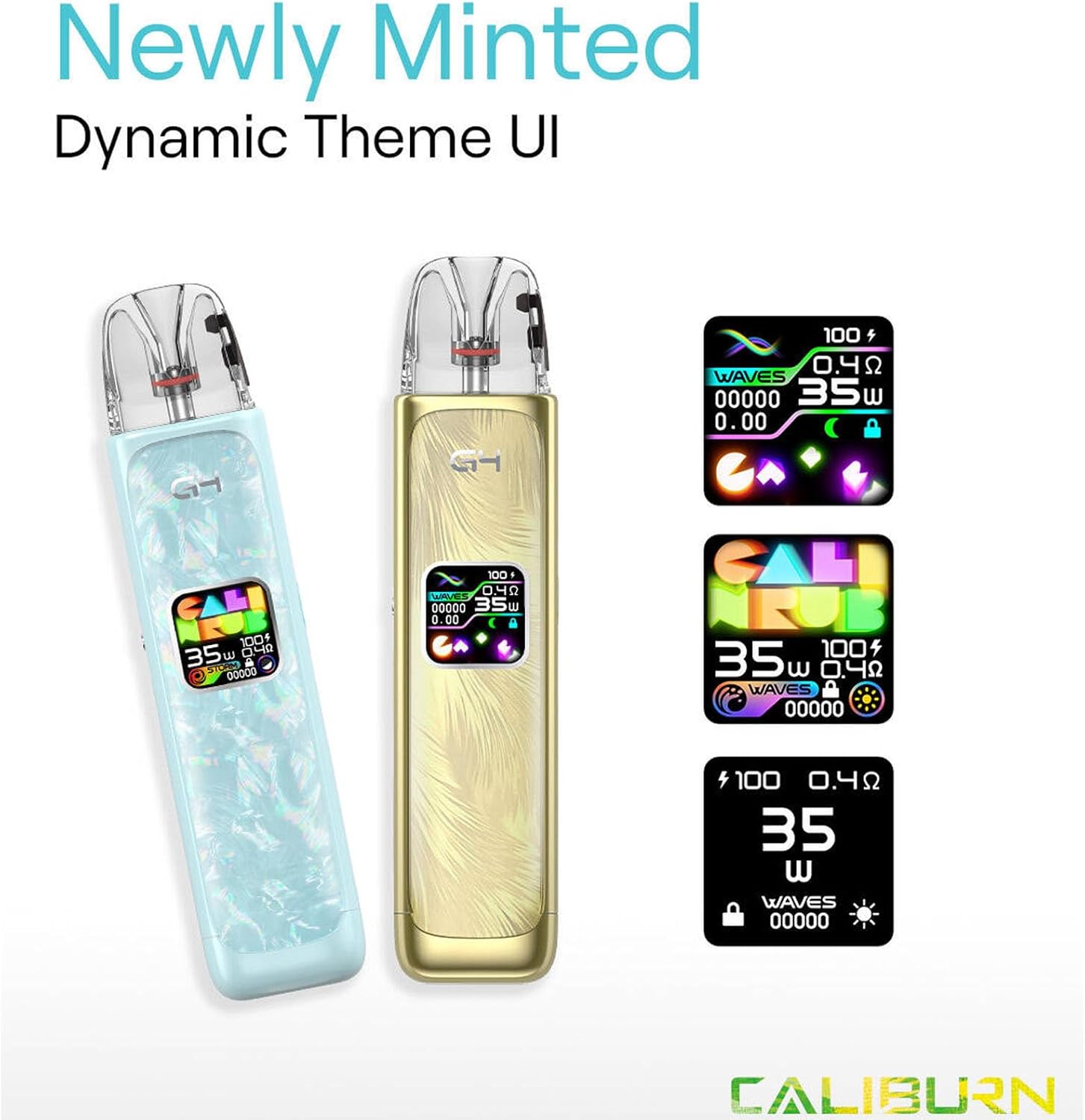 Caliburn G4 Dynamic Theme User Interface